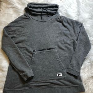 cowl neck nike sweatshirt